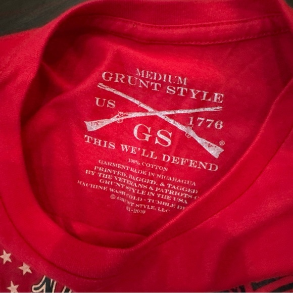 “Be Mine” Grunt Style Red Valentines T-Shirt Size Medium Short Sleeve - Picture 3 of 4